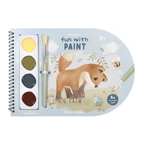 Little Dutch Omalovánky s vodovkami Forest Friends