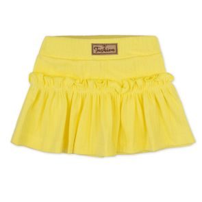 Gamex Sukýnka žebrovaná ŽLUTÁ