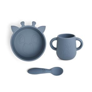 NUUROO Ebba Silikonový jídelní set Bering Sea