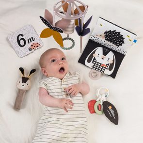 Tiny Love Hudební kolotoč na cesty Black & White