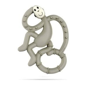 Matchstick Monkey Kousátko Mini Monkey s antimikrobiálním povrchem ŠEDÉ