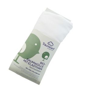 Träumeland Prostěradlo Bio-Bavlna s elastanem 120x60/140x70 BÍLÁ