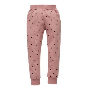 PINOKIO Tepláky Tres Bien puntíky STARORŮŽOVÁ