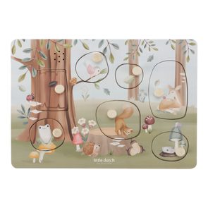 Little Dutch Puzzle se zvuky Forest Friends