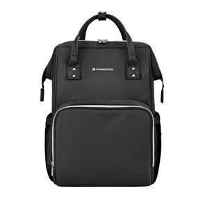 KikkaBoo Přebalovací batoh Siena Black & Silver