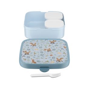 BabyOno Silikonový dělený talíř s přísavkami RŮŽOVÁ