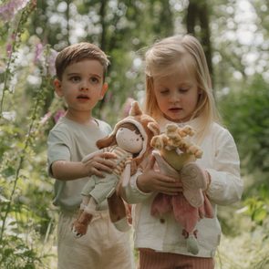 Little Dutch Kočárek pro panenky Soft Flowers