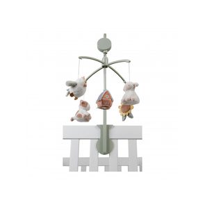 Little Dutch Dřevěný hudební kolotoč Farma