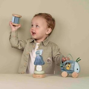 Infantino Sada hraček 3v1 Stack, Sort & Spin