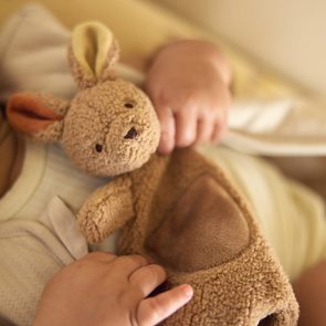 BIBS Kangaroo mazlíček BIO bavlna SAGE