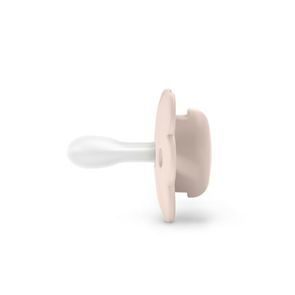 BIBS De Lux Dudlíky kaučuk kulaté 6-18m 2ks Ivory/Blush