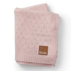 Elodie Details Pletená deka Pointelle - Misty Pink