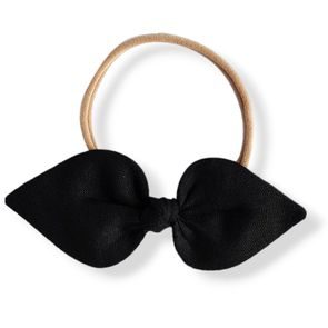 Aliro Čelenka Zoe lněná ČERNÁ