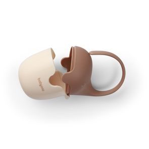 BabyOno Box na dudlík MINT/ŠEDÁ