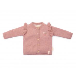 Little Dutch Svetřík kardigan Fairy Pink