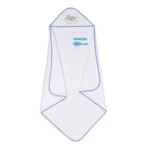 BIBS Kangaroo Osuška s kapucí BIO bavlna SAGE