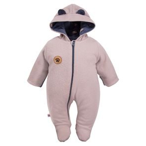 Eevi Kojenecká kombinéza overal fleece Run&Fun BÉŽOVÁ