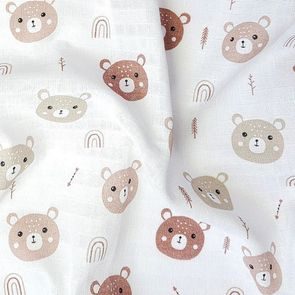 PREM Bavlněná plena 70x70cm Méďa & Šípy NEW