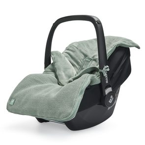 Jollein Fusak do autosedačky Basic Knit FOREST GREEN