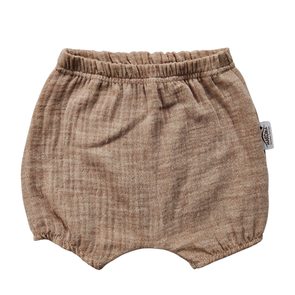 Makoma Mušelínové kraťásky HNĚDÝ MELÍR