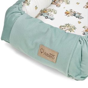 Albero Mio Bambusová osuška s kapucí (CP1) RETRO FLOWERS