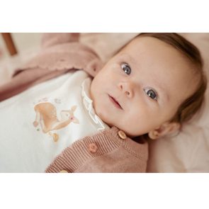 NINI Mikina s podšívkou Méďa Pilot SVĚTLE HNĚDÁ