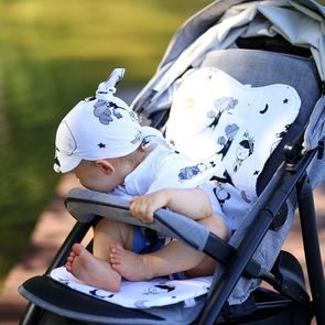 Makaszka Zavinovačka deka do autosedačky Cotton ORNITHOLOGY