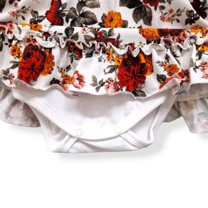 Le Bebe Šaty s volánky dlouhý rukáv Azalky