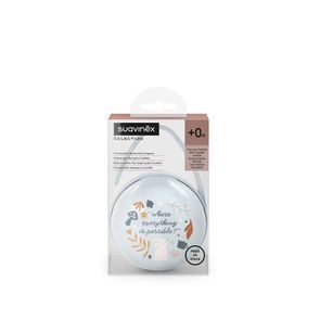 Suavinex Wonderland krabička na šidítka Duo SVĚTLE MODRÁ