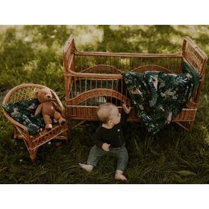 BabyOno Pletená dětská deka s beránkem ŠEDÁ