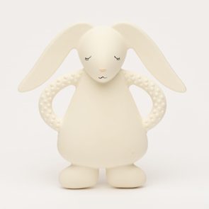 MOONIE Kousátko přírodní kaučuk Zajíček CREAM