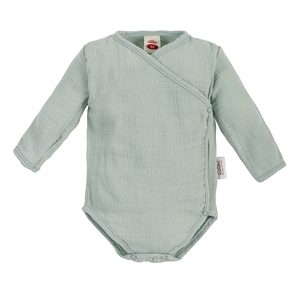 Makoma Mušelínové body zavinovací dlouhý rukáv PISTÁCIOVÉ