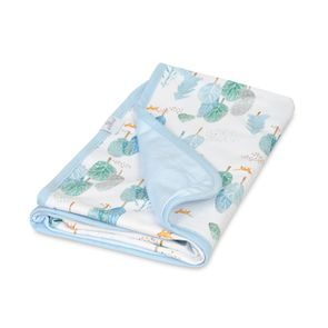BabyMatex Dětská deka Bamboo (75x100) MODRÝ LES