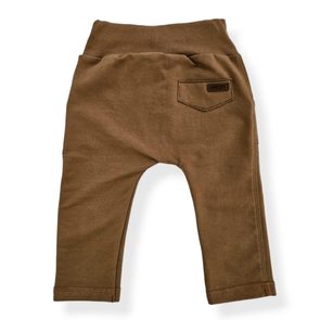 Bunnykids Semišková mikina + tepláčky Medvídek ČOKOLÁDOVÁ