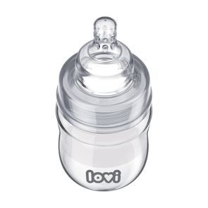LOVI Skleněná kojenecká láhev 250ml