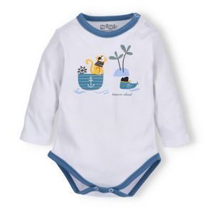 NINI Body dlouhý rukáv Pirates BÍLÉ