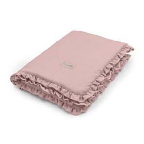 Albero Mio Zateplená mušelínová dětská deka PUDROVĚ RŮŽOVÁ