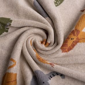 BabyMatex Dětská deka Bamboo (75x100) MODRÝ LES