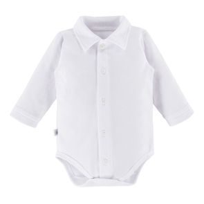 Eevi Body košile úplet Ceremony dlouhý rukáv BÍLÁ