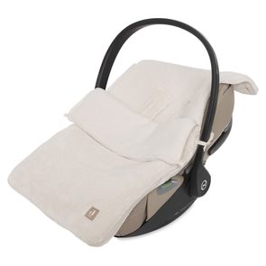Jollein Fusak do autosedačky Cloudy Rib OATMEAL