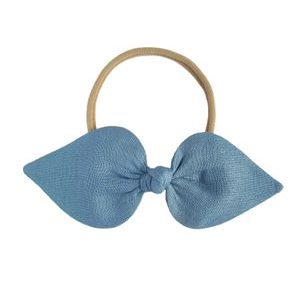 Aliro Čelenka Zoe lněná JEANS MODRÁ