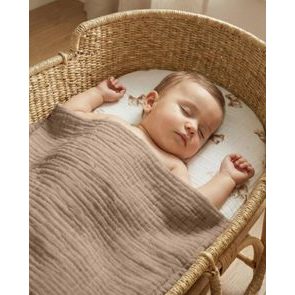 Albero Mio Mušelínové prostěradlo do kočárku 2ks (CM1) VINTAGE TEDDY