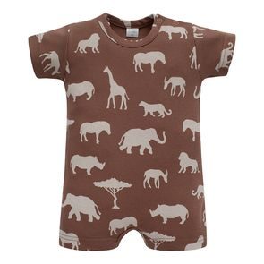 PINOKIO Letní overal Safari HNĚDÁ