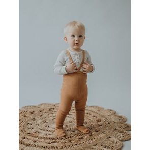 Tatrasvit Punčocháče s kšandami 100% bavlna SKOŘICOVÁ