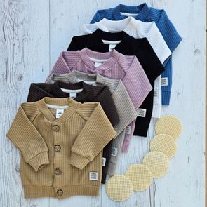 Makoma Waffel body "polo" dlouhý rukáv WHITE