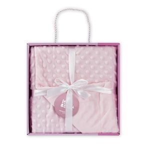 Interbaby Deka extra měkká Kuličky RŮŽOVÁ