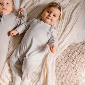 Le Bebe Dupačky Safari zvířátka Krémová