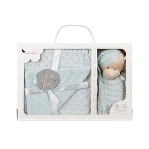 Interbaby Deka Kuličky + Přítulka Medvídek - MINT