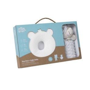 Interbaby Ergonomický polštář + Přítulka Medvídek ŠEDÁ