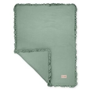 BabyOno Pletená dětská deka bavlněná BÉŽOVÁ